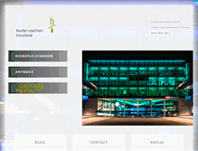 Tablet Screenshot of beeler-treuhand.ch